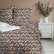 Pościel z Kory 140x200 + 1x70x80 Bawełna 100% Bielawa Produkt Polski - florystyka kolorowa (2)