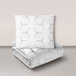 Pościel z Kory 140x200 + poszewka 70x80 POLSKI PRODUCENT - milano białe (1)
