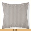 Poszewka na poduszkę JASIEK 40x40 cm Hotelowa Adamaszek BEŻ 100% BAWEŁNA (2)