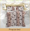 POŚCIEL Z KORY 160x200+ POSZEWKA 70x80 GRUBA POLSKA BAWEŁNA- Pnącza beż (3)
