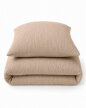 Pościel muślinowa 90x120 dziecięca - dwuwarstwowy muślin 140g/m2 + bawełna 120g/m2 Beige (4)