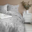 Pościel z Kory 140x200 + 1x70x80 Bawełna 100% Bielawa Produkt Polski - Dmuchawiec szary (2)
