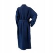 Szlafrok Waflowy Kimono Granatowy Unisex Długi Certyfikat Rozmiar XL (7)