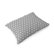 Poszewka na poduszkę 40x60cm BAWEŁNA 100% CERTYFIKAT - Gwiazdki Szare (1)