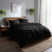 Pościel z kory 140x200 + 1x70x80 Bawełna 100% Bielawa Produkt Polski -  MILANO CZARNO BIAŁE (9)
