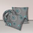 Pościel z Kory 160x200 + 2x70x80 Bawełna 100% Bielawa Produkt Polski - Dmuchawiec turkus (1)