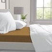 Prześcieradło z kory tradycyjne 160x200 100% bawełna Polskie musztarda (4)