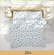 Pościel  140x200cm, 70x80cm, 140g/m2, bawełna 100% :  264 -  serca niebieskie (3)