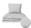 POŚCIEL HOTELOWA 160x200 + 1 poszewka - BAWEŁNA 100%, kolor: STALOWY (1)