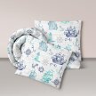 Pościel z Kory 160x200 + 2x70x80 Bawełna 100% Bielawa Produkt Polski - bałtyk biały (1)
