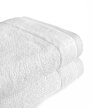 Zestaw 2x RĘCZNIK KĄPIELOWY 70x140 SPA HOTELOWY Duży Bawełniany 550g/m2 - VITO biały (3)