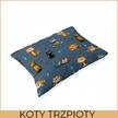 Poszewka na poduszkę 50x70cm BAWEŁNA CERTYFIKAT - Koty Trzpioty (2)