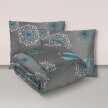 Pościel z Kory 160x200 + 2x70x80 Bawełniana Produkt Polski Bielawa - DMUCHAWIEC TURKUS (1)