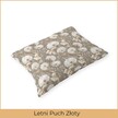 Poszewka 70x80cm na poduszkę 100% bawełna wzór: letni puch złoty  (2)