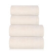 Zestaw 4x Ręczniki Bawełniane VITO 550 g/m2 – 2x 70x140 + 2x 50x90 | Hotelowe SPA Kremowy (1)