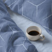 Pościel z Kory 140x200 + 1x70x80 Bawełna 100% Bielawa Produkt Polski MILANO Jeans (6)