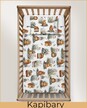 Pościel w kapibary 100x140 pościel kapibara biała CERTFIKAT - 100% bawełna (3)