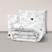 Pościel z Kory 220x200 + 2 poszewki PREMIUM 100% bawełna polska : Baranki Białe (1)