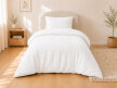 Pościel muślinowa 90x120 dziecięca - dwuwarstwowy muślin 140g/m2 + bawełna 120g/m2 White (3)
