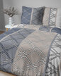 Komplet Pościeli 160x200 + 2x70x80, 100% Bawełna, 140g/m2, wzór: 4562_B (2)