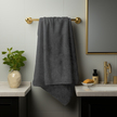 RĘCZNIK KĄPIELOWY 70x140 SPA HOTELOWY Duży Bawełniany 500g/m2 CHŁONNY - Gris (4)