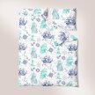 Pościel z Kory 160x200 + 2x70x80 Bawełna 100% Bielawa Produkt Polski - bałtyk biały (8)