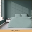 POŚCIEL HOTELOWA 160x200cm ADAMASZEK + 2x POSZEWKI 70X80 KOLOR MIĘTOWY (2)