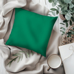 Poszewka na poduszkę 100% bawełna 40x40cm, jasiek, certyfikat- zieleń ciemna (3)