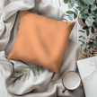 Poszewka na poduszkę 100% bawełna 40x40cm, jasiek, certyfikat- morela (3)