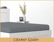 Prześcieradło 90x200 SATYNA z gumką ciemnoszare (2)