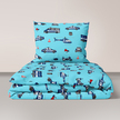 POŚCIEL DZIECIĘCA 90x120 + 40x60 100% BAWEŁNA certyfikat 2-el do Łóżeczka Policja  (1)