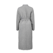 Szlafrok Waflowy Kimono Szary Unisex Długi Certyfikat - Rozmiar XL (2)