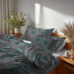 Pościel z Kory 220x200 + 2 poszewki PREMIUM 100% bawełna polska : Dmuchawiec turkus (4)
