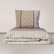 Komplet Pościeli 160x200 + 2x70x80, 100% Bawełna, 140g/m2, wzór:  1202 (1)