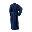 Szlafrok Waflowy Kimono Granatowy Unisex Długi Certyfikat Rozmiar XL (2)