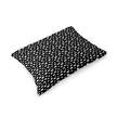 Poszewka na poduszkę 40x60cm BAWEŁNA 100% CERTYFIKAT - Chmurki Czarne Mini (1)