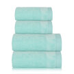 Zestaw 4x Ręczniki Bawełniane VITO 550 g/m2 – 2x 70x140 + 2x 50x90 | Hotelowe SPA Jasny Turkus/Aqua (1)