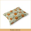 Poszewka na poduszkę 50x70 BAWEŁNA CERTYFIKAT, wzór: Rodeo Zielone (2)