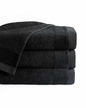 RĘCZNIK KĄPIELOWY 50x90 SPA HOTELOWY mały Bawełniana 550g/m2 CHŁONNY - VITO czarny  (2)