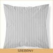 Poszewka na poduszkę 40x40 jasiek Hotelowa Adamaszek SREBRNY 100% bawełna (2)