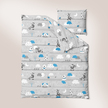 POŚCIEL DZIECIĘCA BAWEŁNA 100x140 + 50x60 100% BAWEŁNA certyfikat 2-el. do Łóżeczka Misio Zdzisio (2)