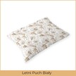 Poszewka 70x80cm na poduszkę 100% bawełna wzór: letni puch biały (2)
