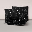 Pościel z Kory 220x200 + 2 poszewki PREMIUM 100% bawełna polska : Baranki czarne (1)