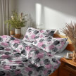 Pościel z Kory 220x200 + 2 poszewki PREMIUM 100% bawełna polska : 1651 różowy (3)