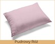 Poszewka na poduszkę 50x60cm BAWEŁNA CERTYFIKAT - Pudrowy Róż (2)