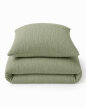 Pościel muślinowa 100x135 dziecięca - dwuwarstwowy muślin 140g/m2 + bawełna 120g/m2 Mint (4)