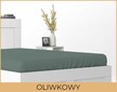 Prześcieradło 120x200 SATYNA z gumką oliwkowe (2)