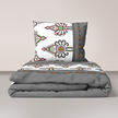  Pościel z Kory 140x200 + 1x70x80 Bawełna 100% Bielawa Produkt Polski - Parzenica szara (1)