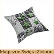 Poszewka na poduszkę jasiek 40x40cm, 100% Magiczne święta zielone (9)