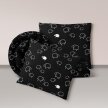 Pościel z Kory 160x200 + 2x70x80 Bawełna 100% Bielawa Produkt Polski - Barany Czarne (1)
